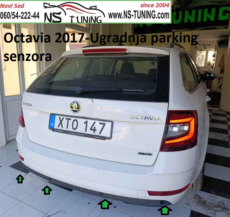 parking senzori ugradnja novi sad skoda octavia karavan 2017 2018 2019 servis auto